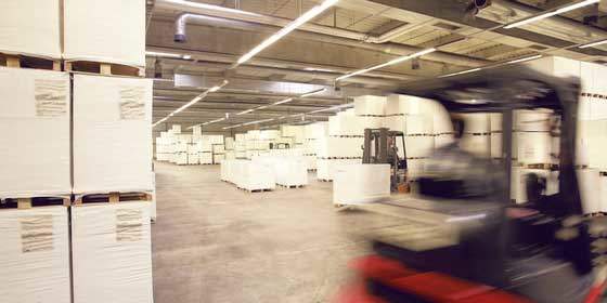 Papierfabrik Lagerhalle