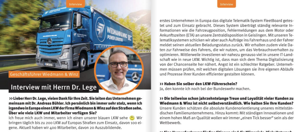 koi - Geislinger Stadtmagazin - August 2023 - Interview Dr. Lege