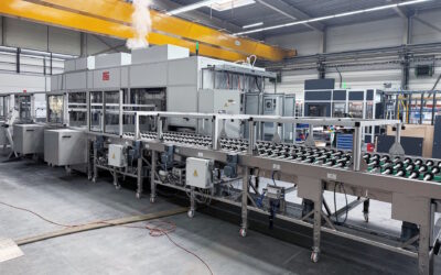 High­tech-Wasch­an­la­ge für indus­tri­el­le Bauteile